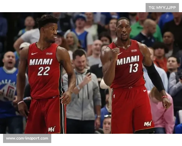 总决赛期间，NBA热火队中锋阿德巴约场边观战支持女友威尔逊